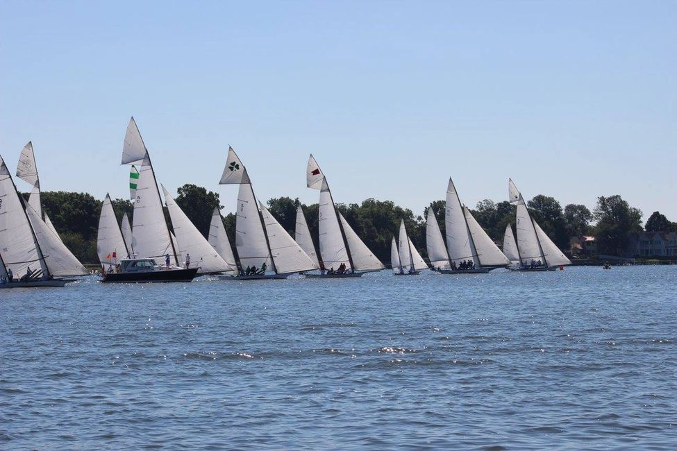 Log Canoe Races Higgins Yacht Yard